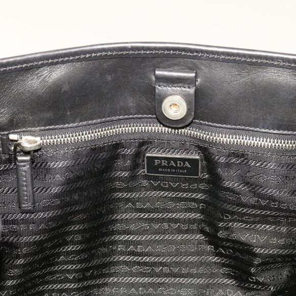Prada Black Synthetic Tote Bag (Pre-Owned) - Picture 7 of 16